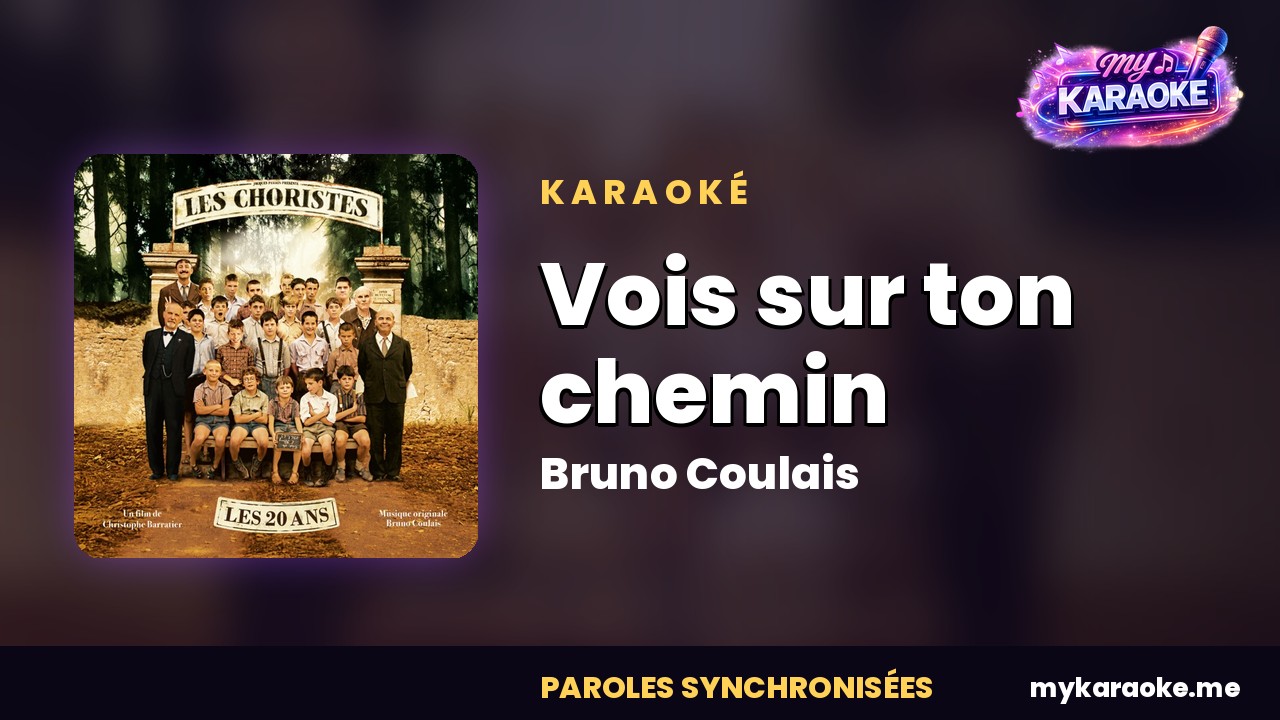 Karaoké Vois sur ton chemin