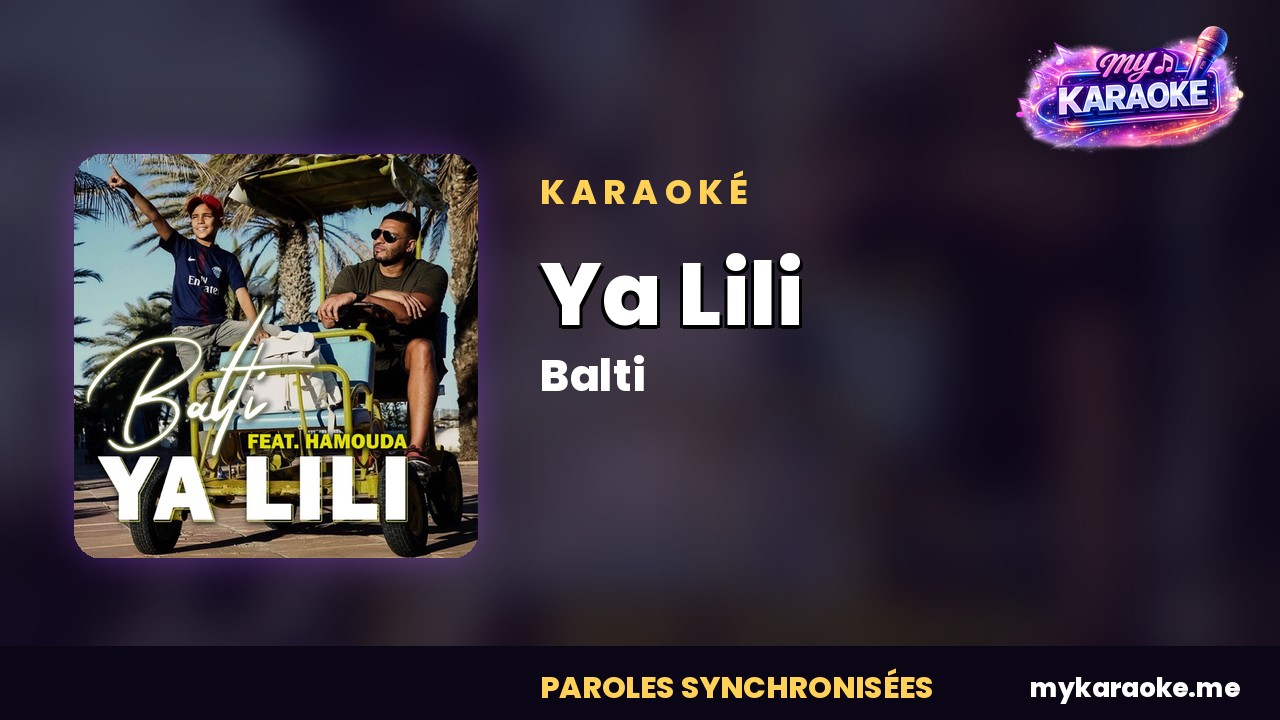 Pochette de Ya Lili de Balti