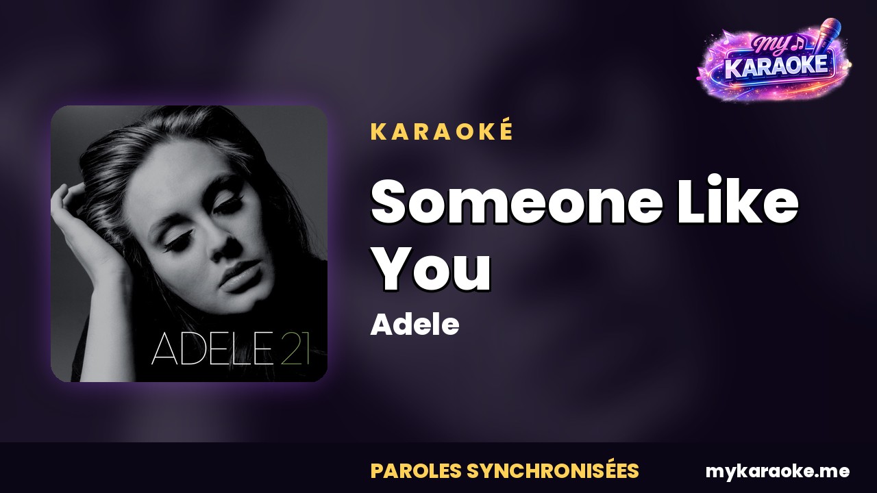 Karaoké Someone Like You